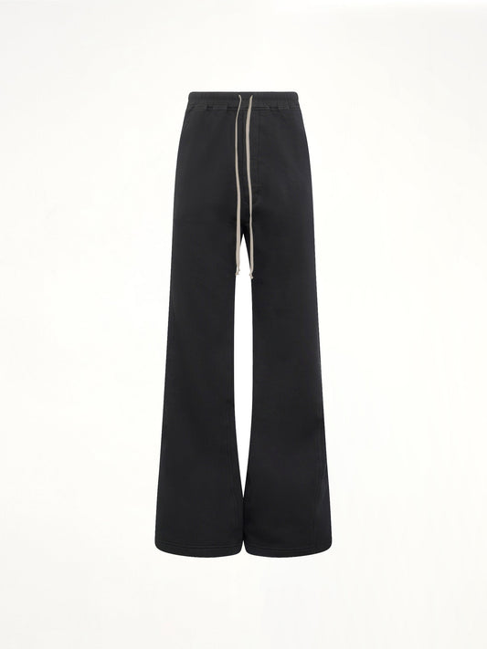 RICK OWENS DRKSHDW Wide Pusher Pants (Black)