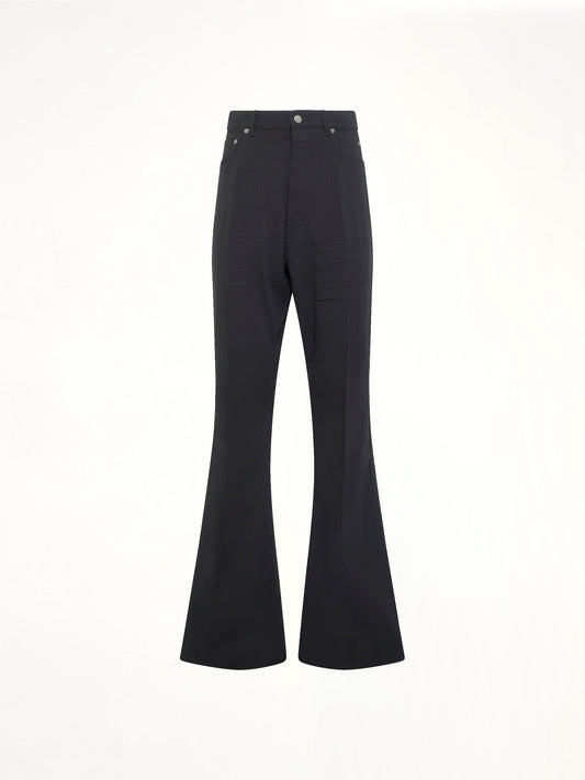 RICK OWENS Wool Bolan Bootcut (Black)