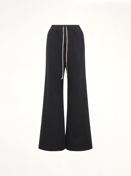 RICK OWENS DRKSHDW Wide Pusher Pants (Black)