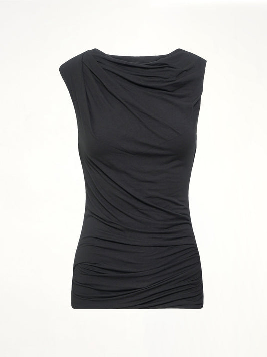 ENTIRE STUDIOS Drape Tank (Black)