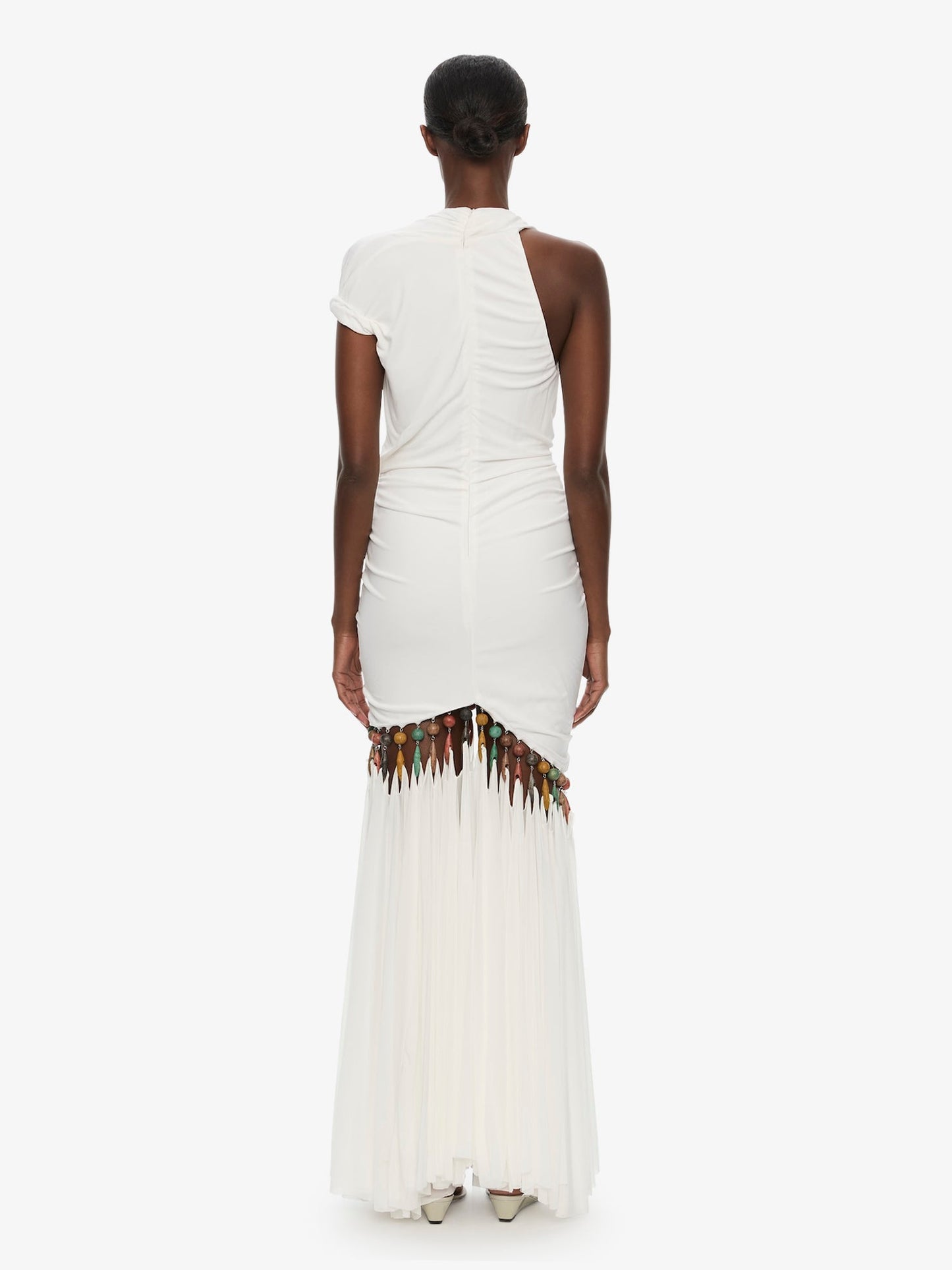 CHRISTOPHER ESBER Tropique Droplet Gown (White)