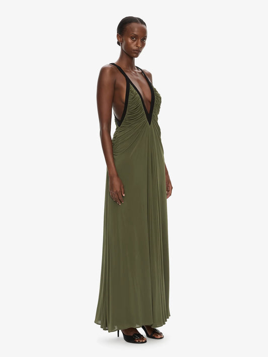 CHRISTOPHER ESBER Suspended Jersey Outline Dress (Black)