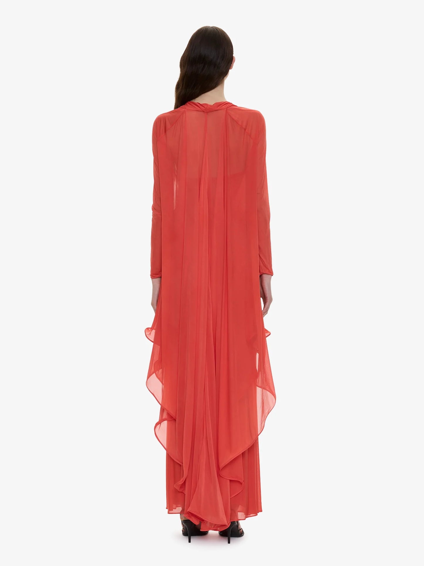 CHRISTOPHER ESBER Daya Cutaway Drawstring Dress (Paprika)