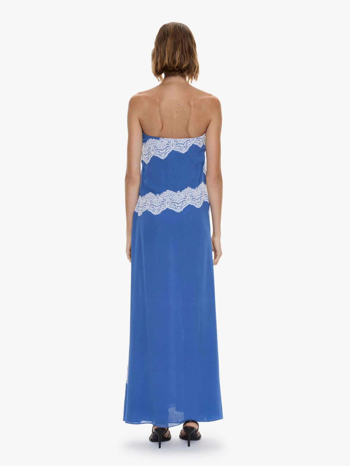 CHRISTOPHER ESBER Verve Lace Strapless Dress (White)