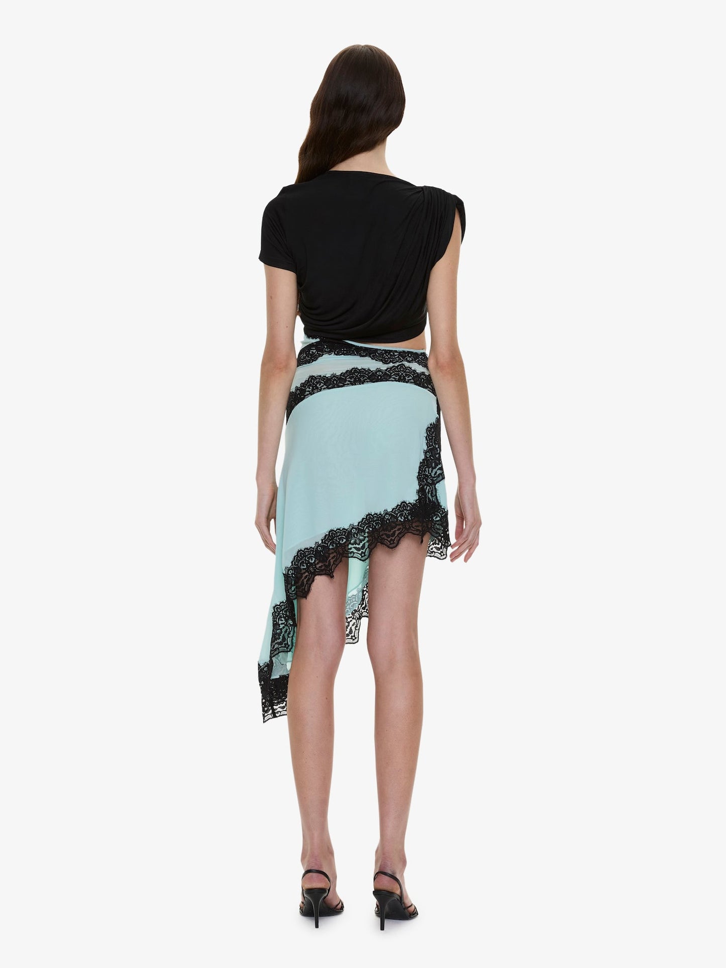 CHRISTOPHER ESBER Verve Twisted Tee Mini Dress (Multi)