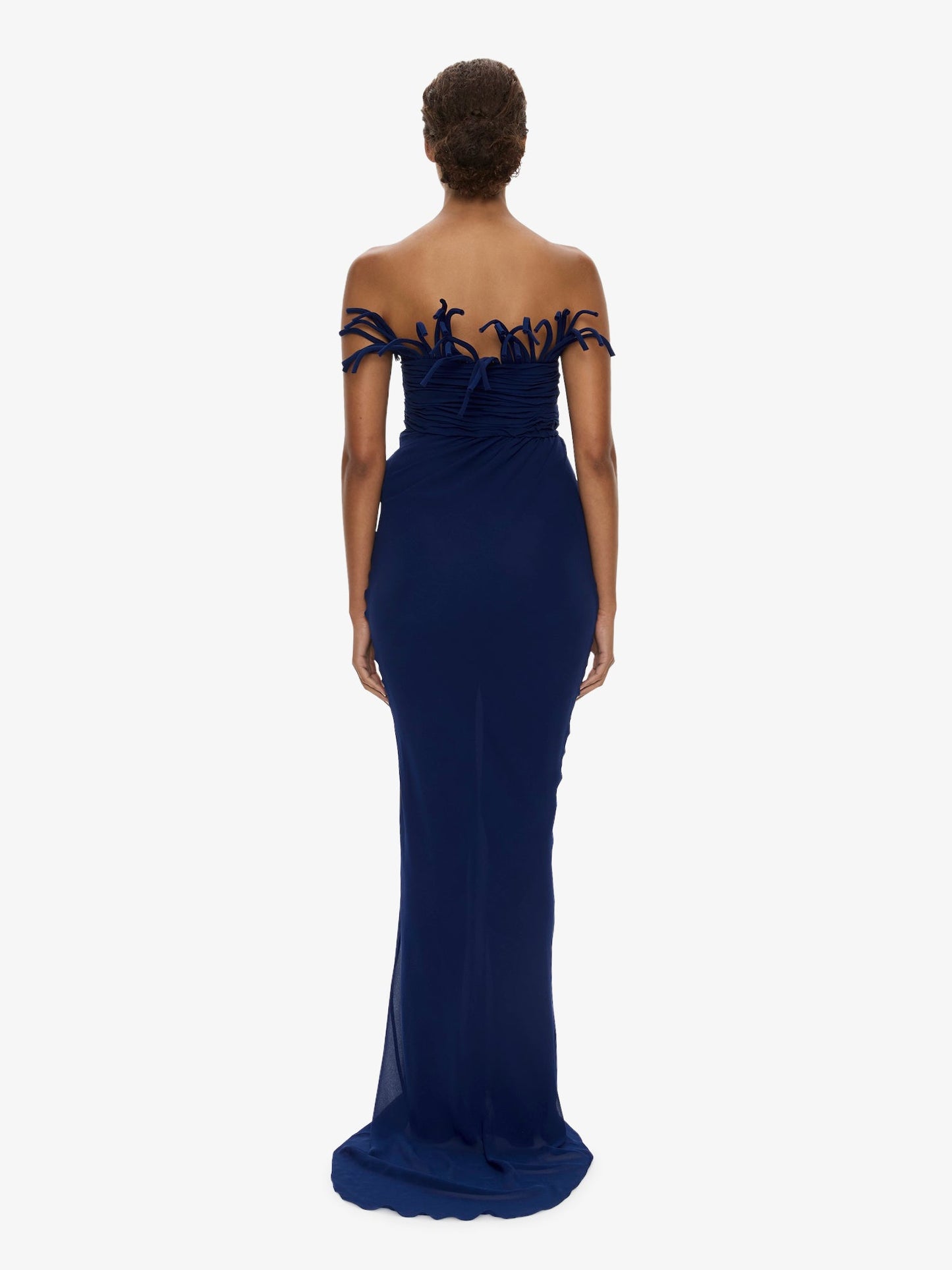 CHRISTOPHER ESBER Aira Corded Silk Dress (Ink)