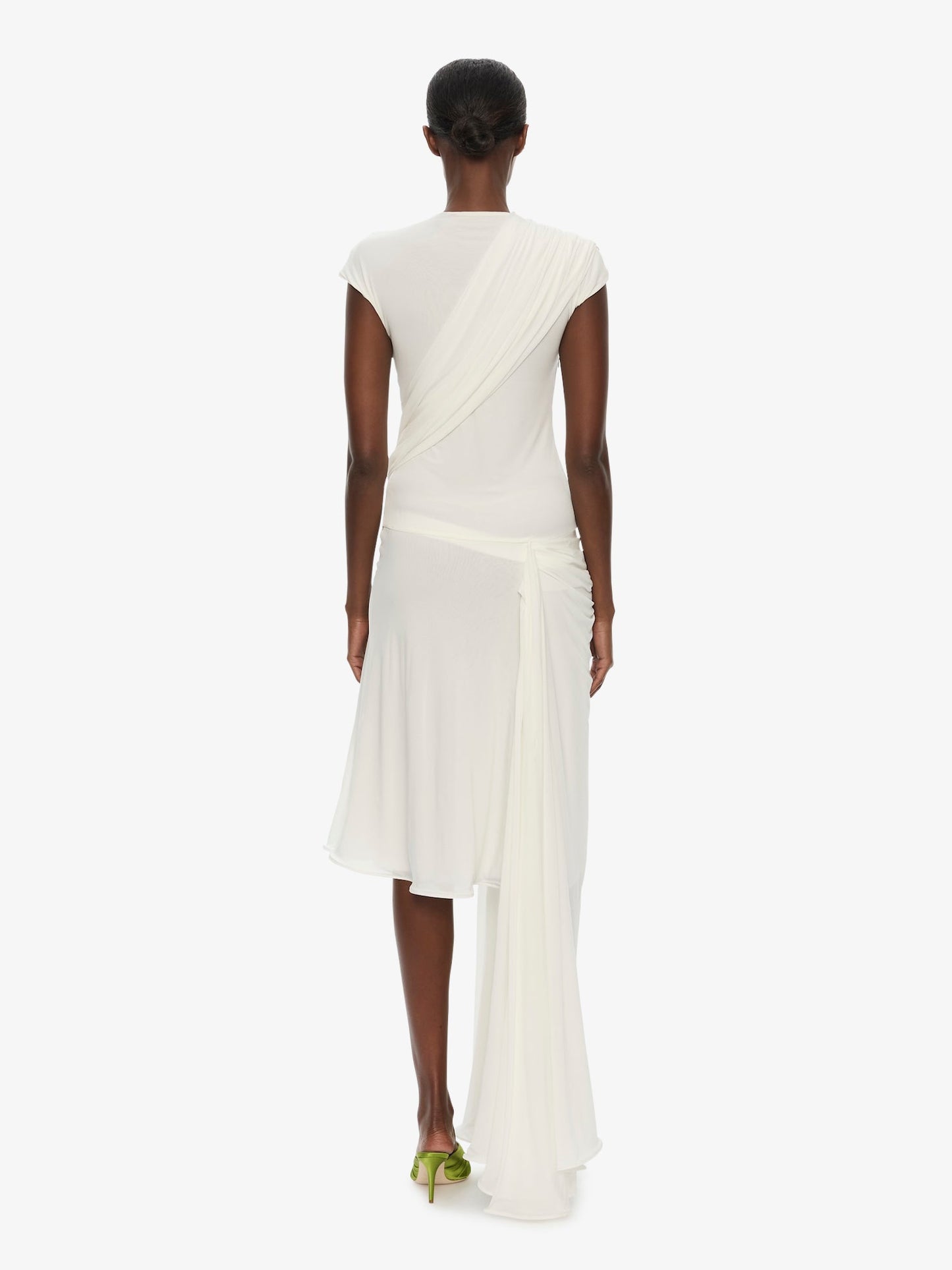 CHRISTOPHER ESBER Adriea Tiered Tank Dress (White)