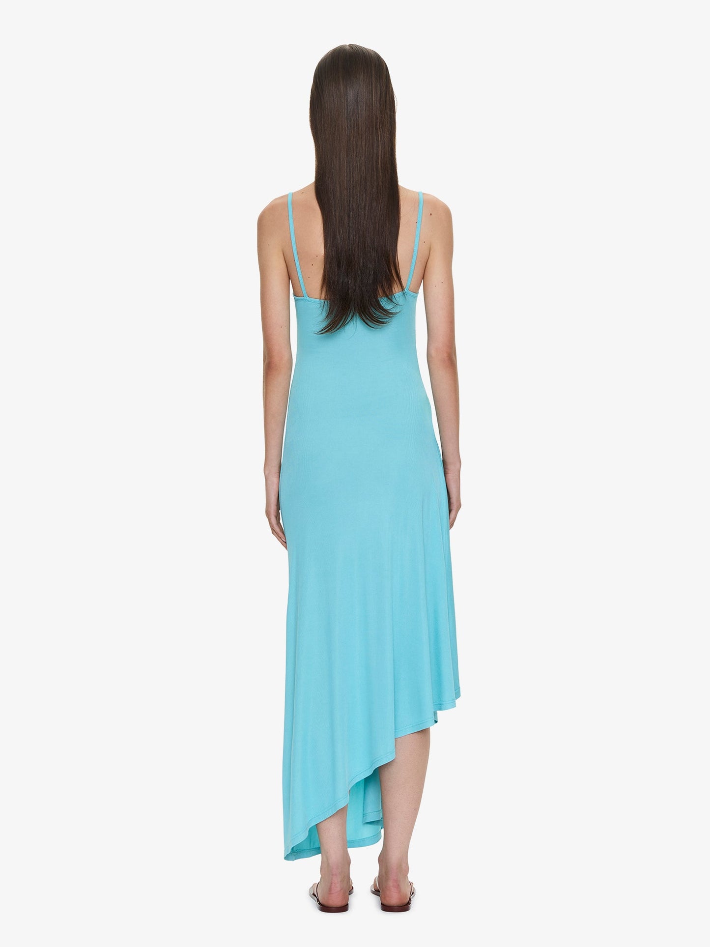 CHRISTOPHER ESBER Paisley Lace Rib Cami Dress (Brown)