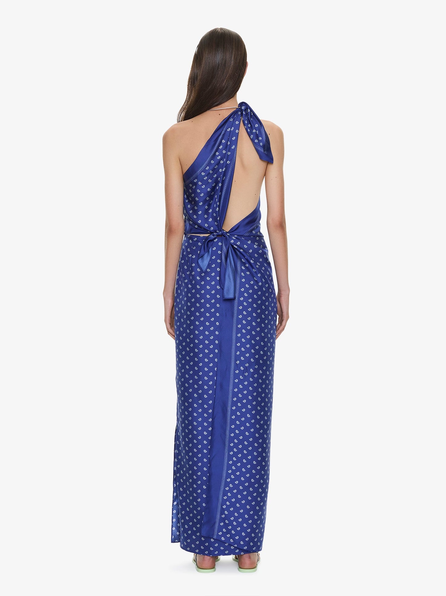 CHRISTOPHER ESBER Bandana Scarf Tie Dress (Print)