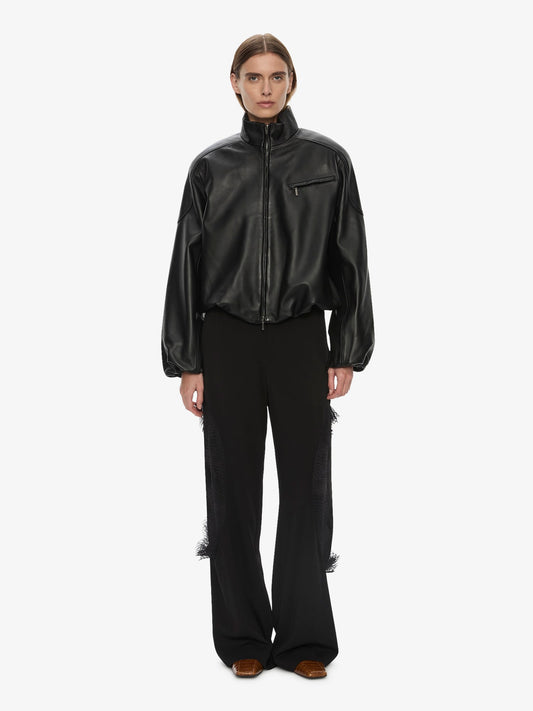 CHRISTOPHER ESBER Dannie Leather Bomber (Black)