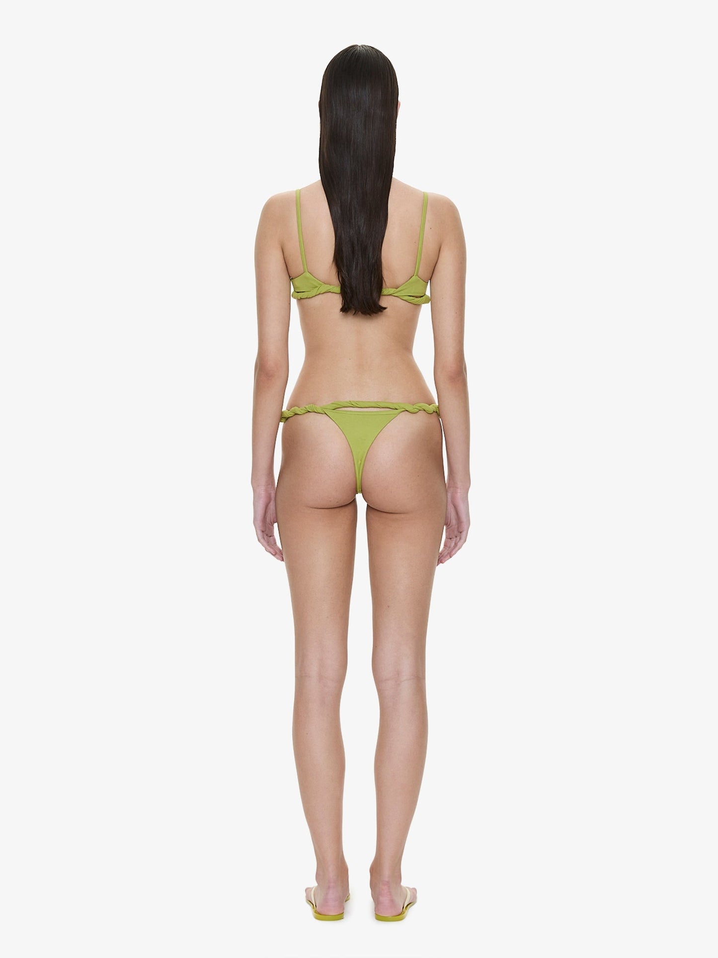 CHRISTOPHER ESBER Rolled Up Bralette (Green)