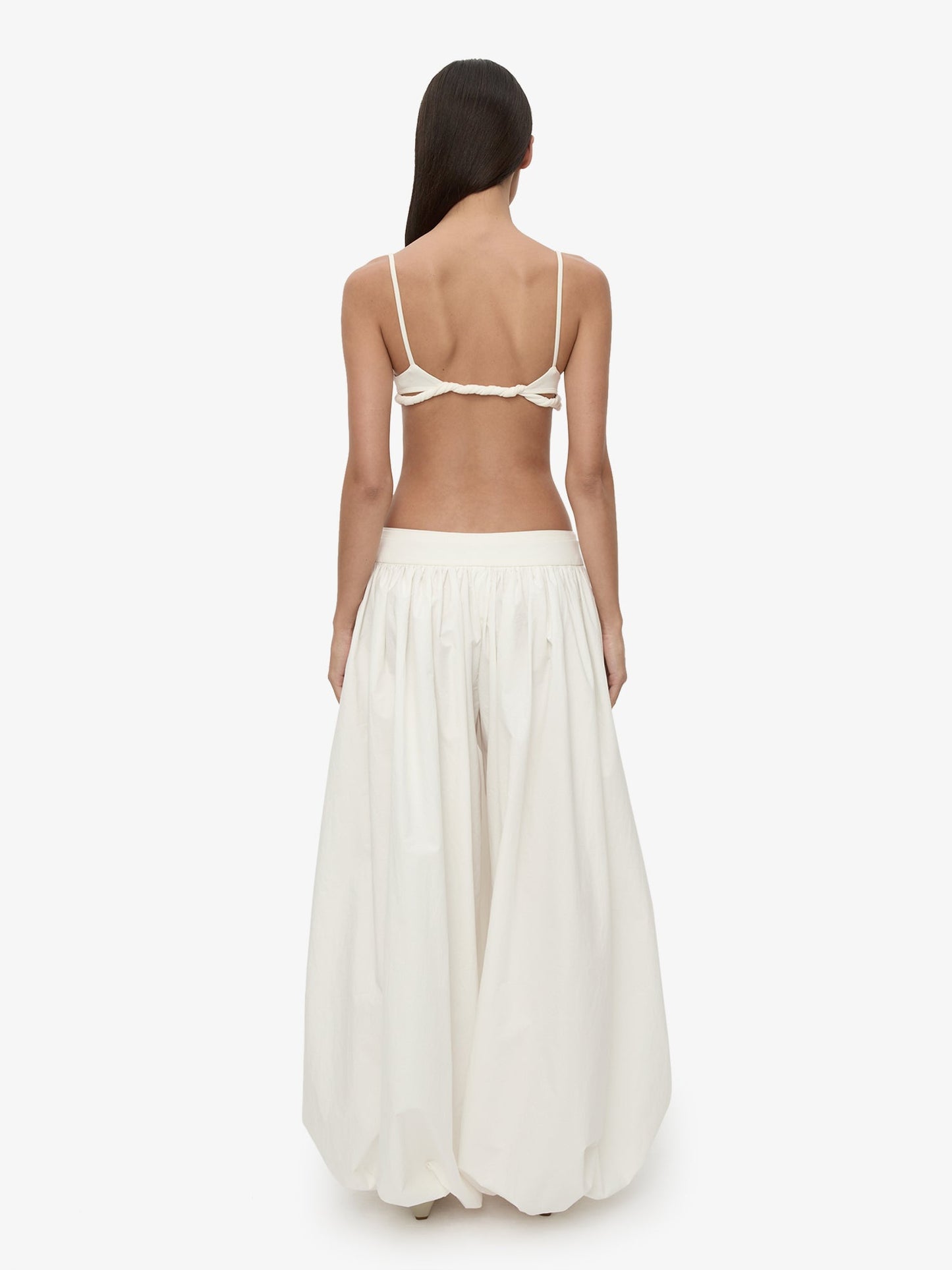 CHRISTOPHER ESBER Rolled Up Bralette (White)