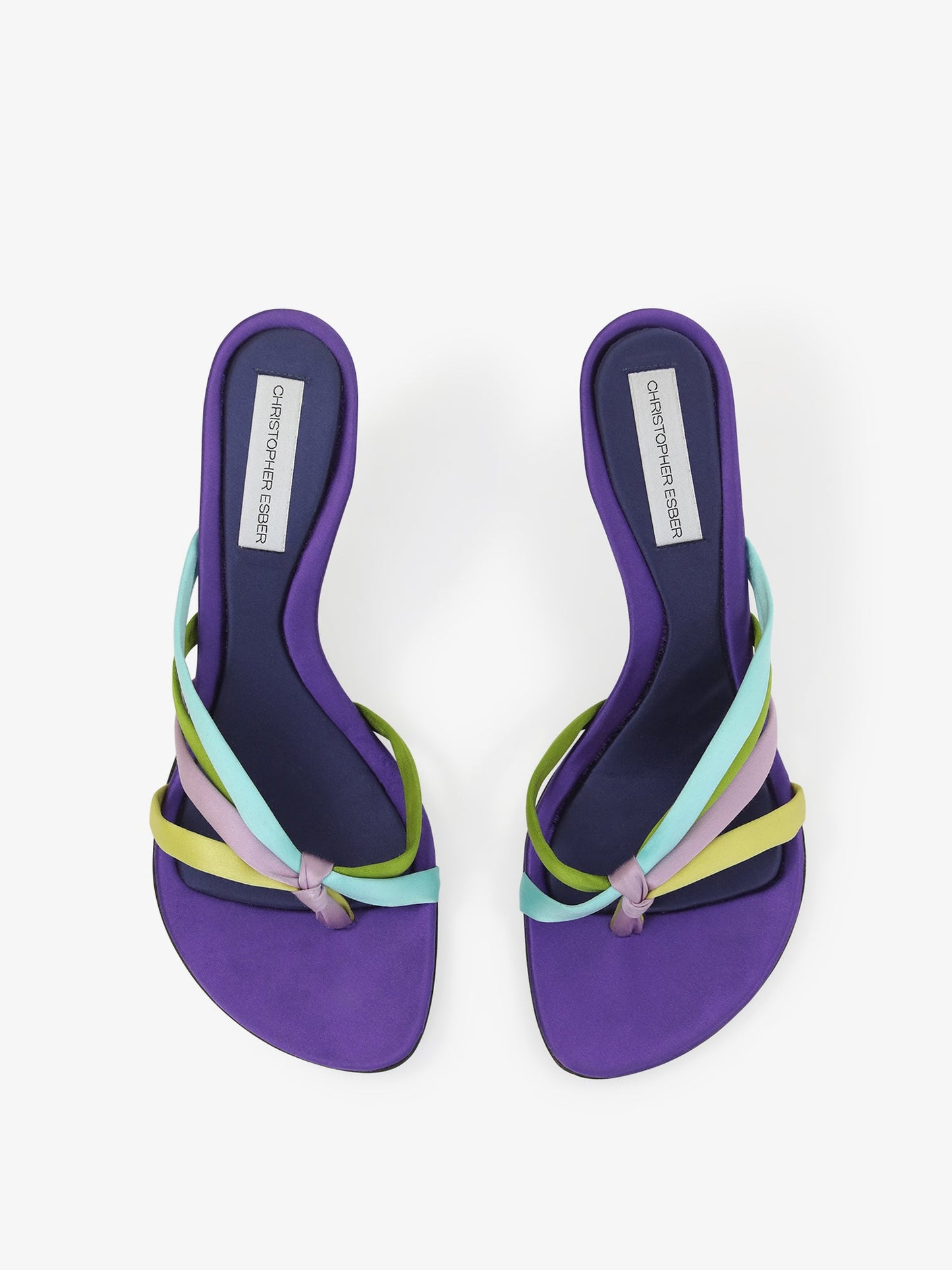 CHRISTOPHER ESBER Mica Satin Heel (Multi)