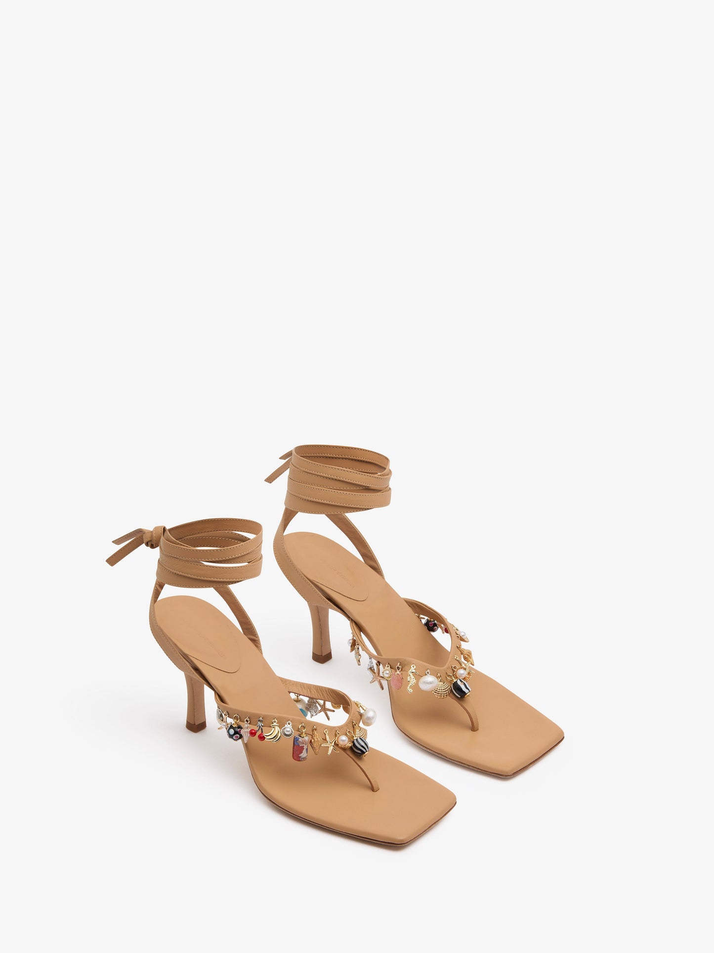 CHRISTOPHER ESBER Memento Charm Flip Flop Heel (Amber)