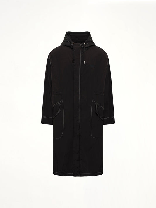 AMI PARIS Long Parka (Black)