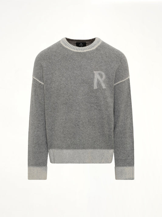 REPRESENT Laurel Knit Sweatshirt (Grey)