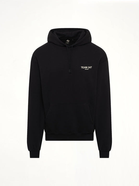 REPRESENT Team 247 Oversized Hoodie (Black)