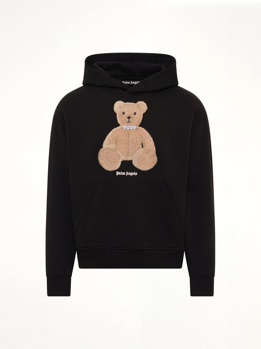 PALM ANGELS Bear Regular Hoodie (Black)