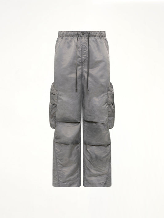 FENG CHEN WANG Sandwashed Nylon Cargos (Grey)