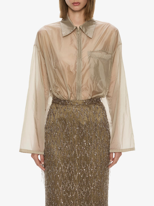 CHRISTOPHER ESBER Gilded Chevron Lace (Skirt)