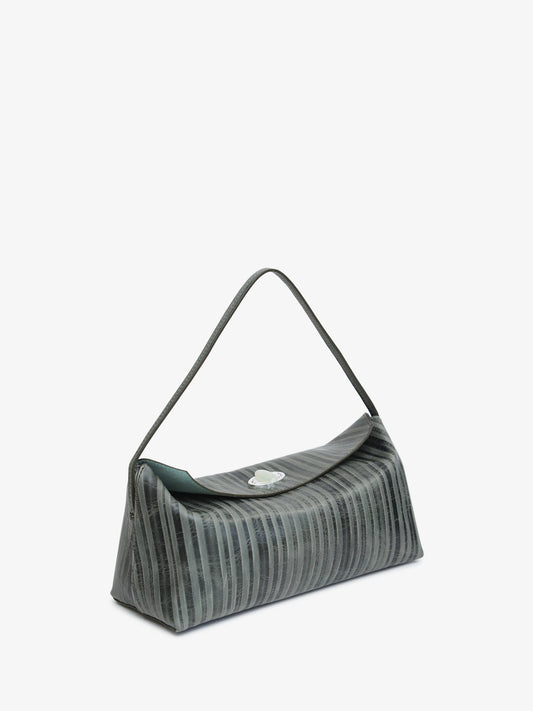 CHRISTOPHER ESBER Doba Quartz Turnlock Two Tone Shoulder Bag (Stripe)