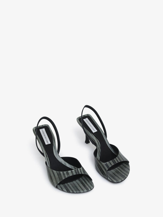 CHRISTOPHER ESBER Lila Two Tone Heel (Stripe)