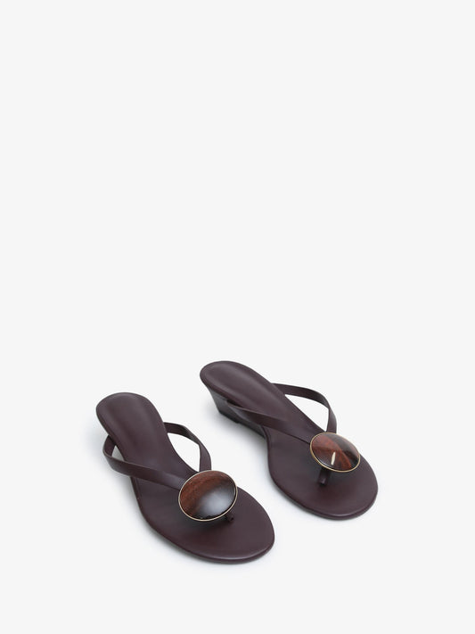 CHRISTOPHER ESBER Aura Quartz Flip Flop Wedge (Eye)