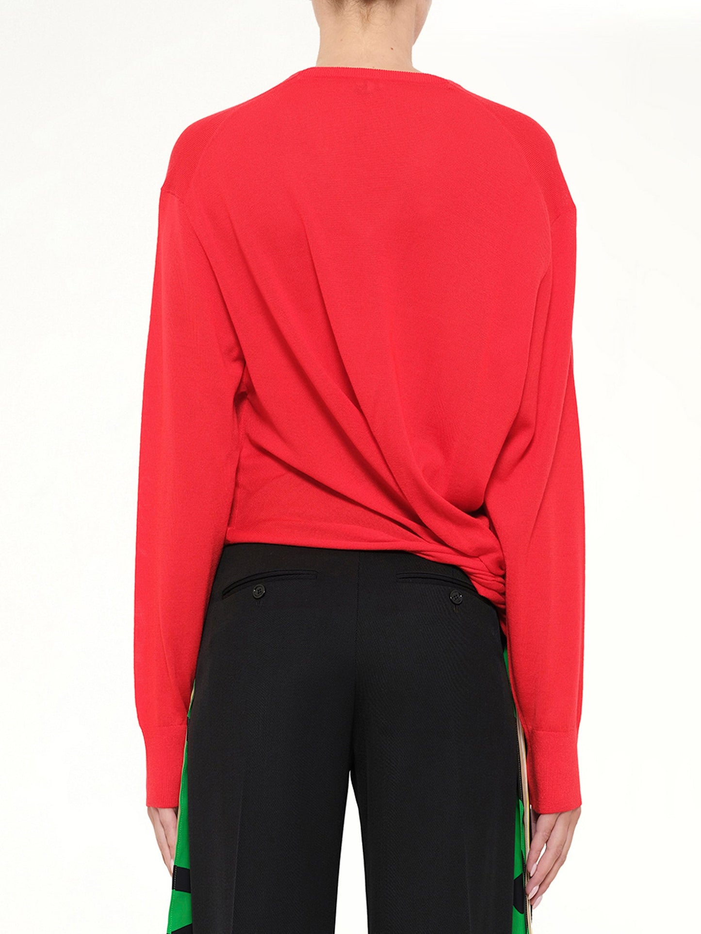 LOEWE Draped Sweater (Red)