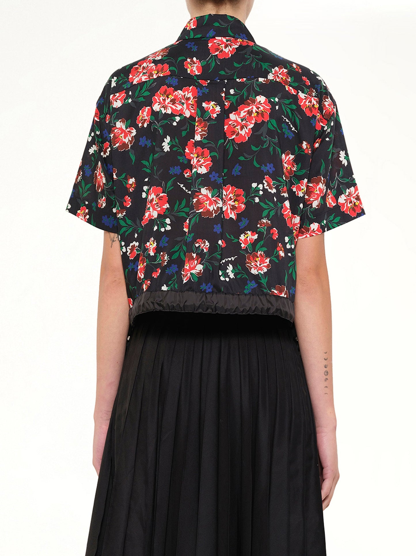 SACAI Floral Shirt (Black)