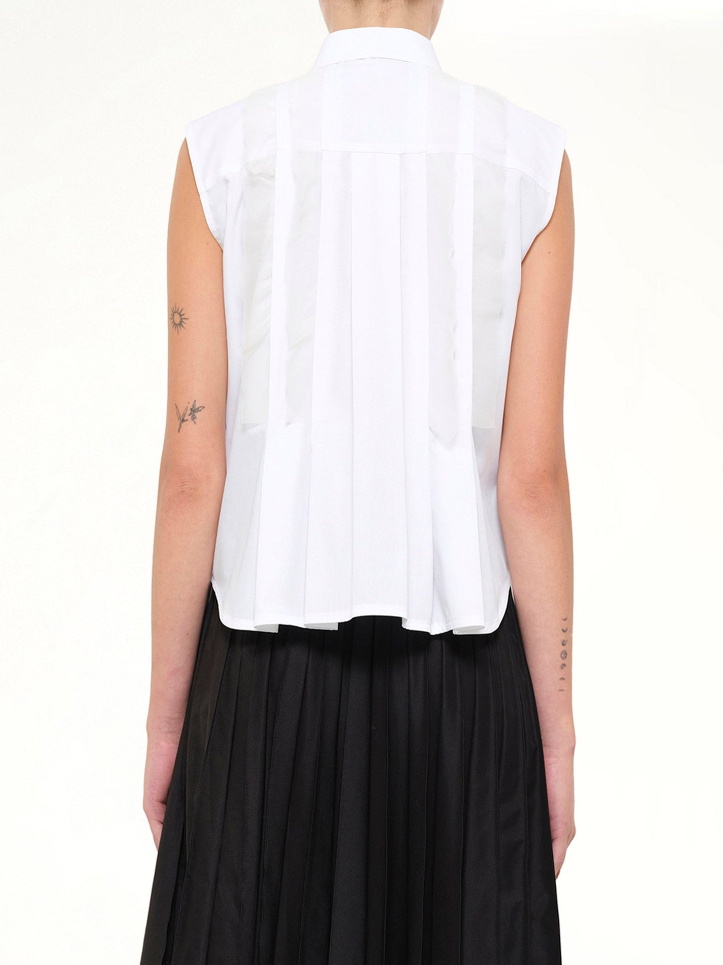 SACAI SS Poplin Shirt (White)