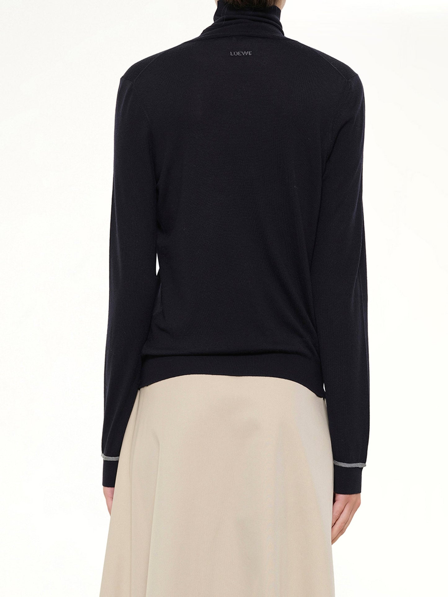 LOEWE Turtleneck Sweater (Navy)