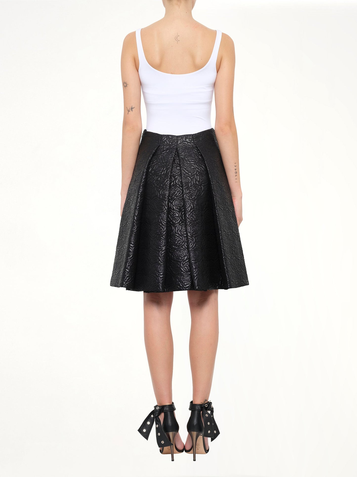 Alexander McQueen Roses Skirt (Black)