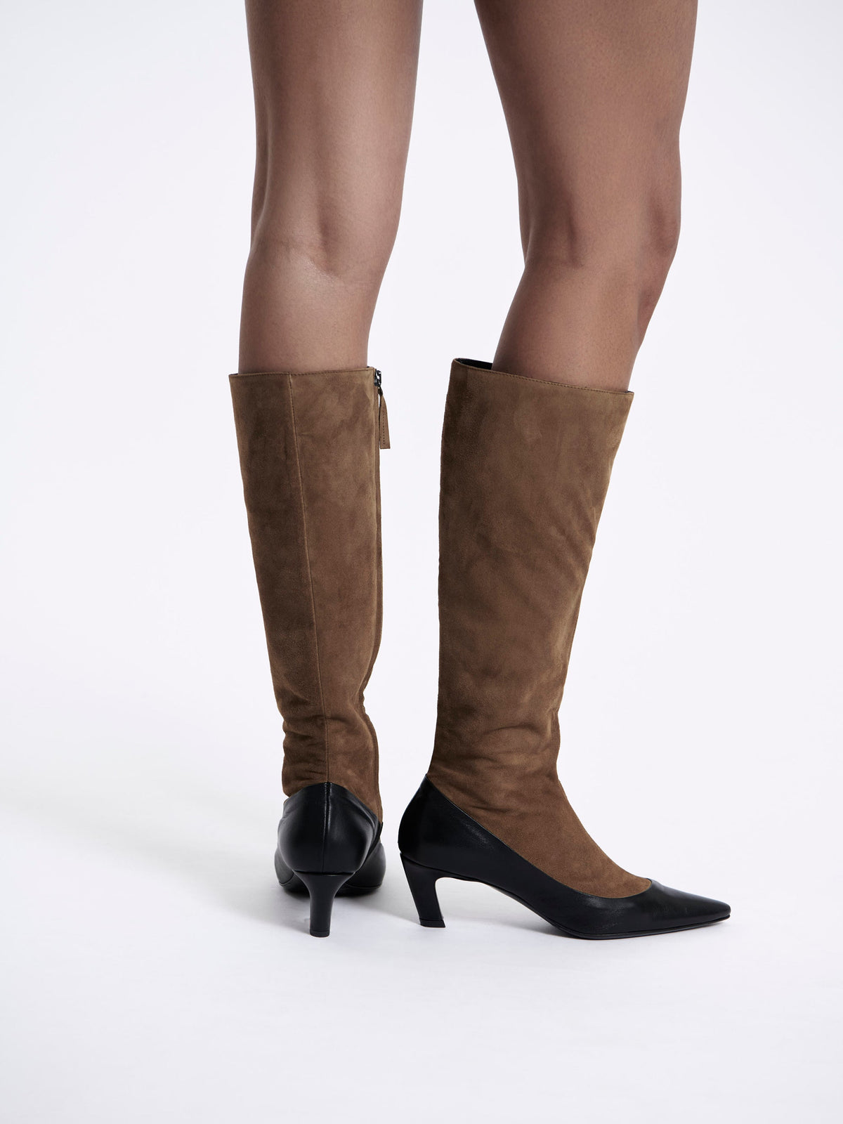 CHRISTOPHER ESBER Corte Panelled High Boot (Black)