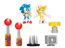 Image of Action Figures. Product name - Sonic The Hedgehog 2.5" Diorama Set in colour by brand - Sonic