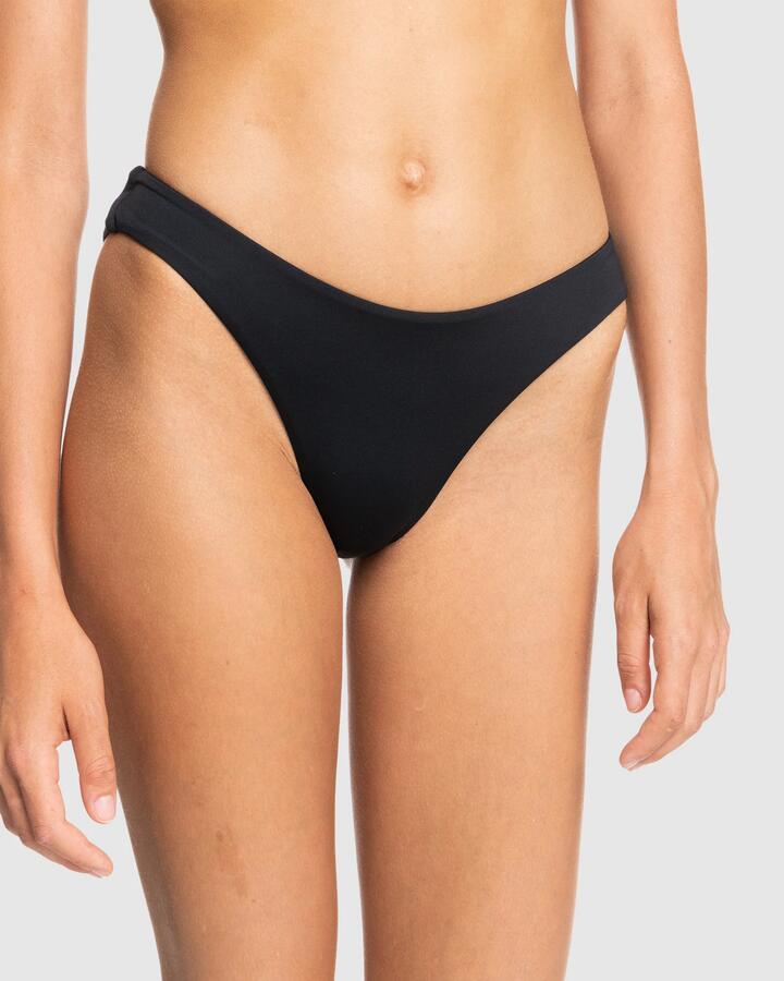 Image of Swimwear. Product name - Roxy Womens Sd Beach Cheeky Bikini Bottom Anthracite in Anthracite colour by brand - Roxy