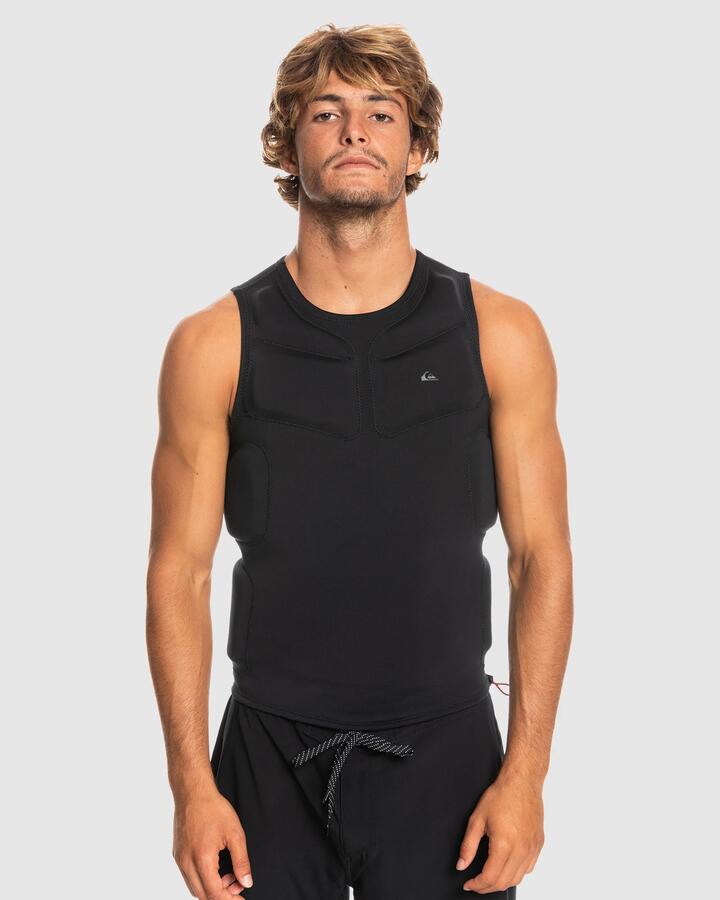 Image of Coats & Jackets. Productname: Quiksilver - Mens 1Mm Hilline Pro Impact Wetsuit Vest - Black - in Black colour by brand - Quiksilver