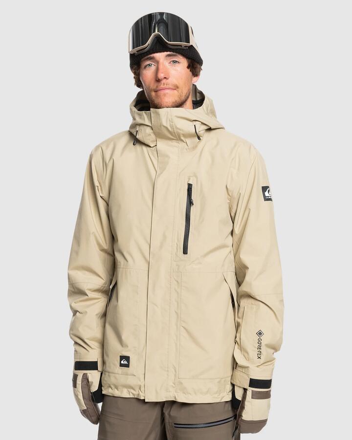 Image of Coats & Jackets. Product name - Quiksilver Mens Mission Gore-Tex Snow Jacket Twill in Twill colour by brand - Quiksilver