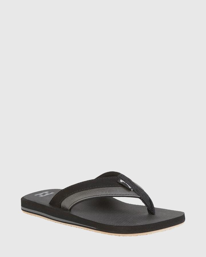 Image of Sandals. Product name - Billabong Boys 8-16 All Day Impact Sandals Black in Black colour by brand - Billabong