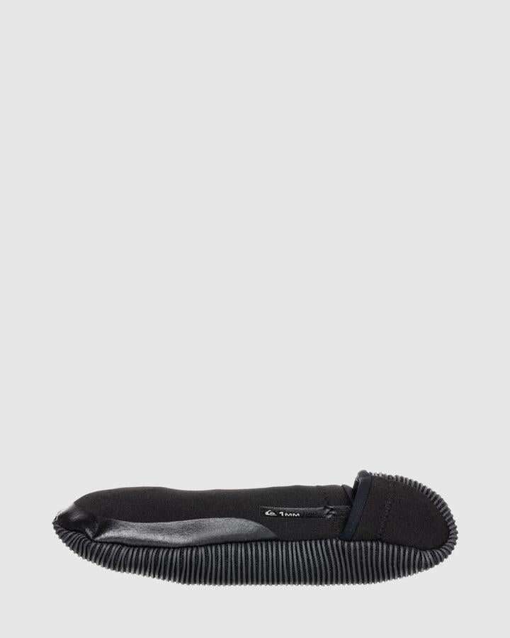 Image of Wetsuits. Product name - Quiksilver Mens 1Mm Everyday Sessions Wetsuit Boots Black in Black colour by brand - Quiksilver