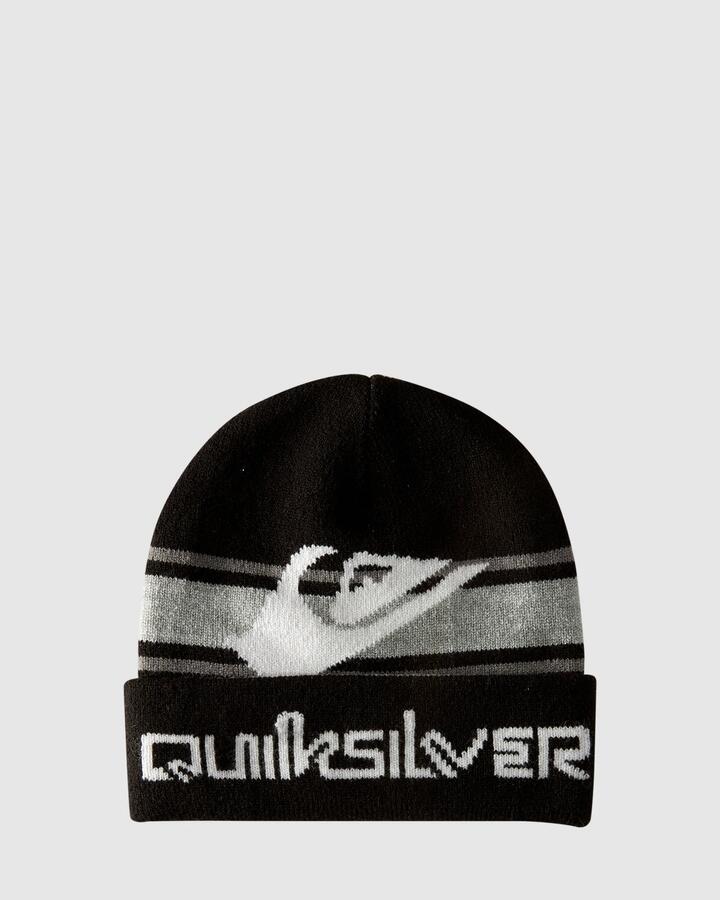 Image of Hats. Productname: Quiksilver Boys 2-7 Gem Nation Beanie Black - in Black colour by brand - Quiksilver