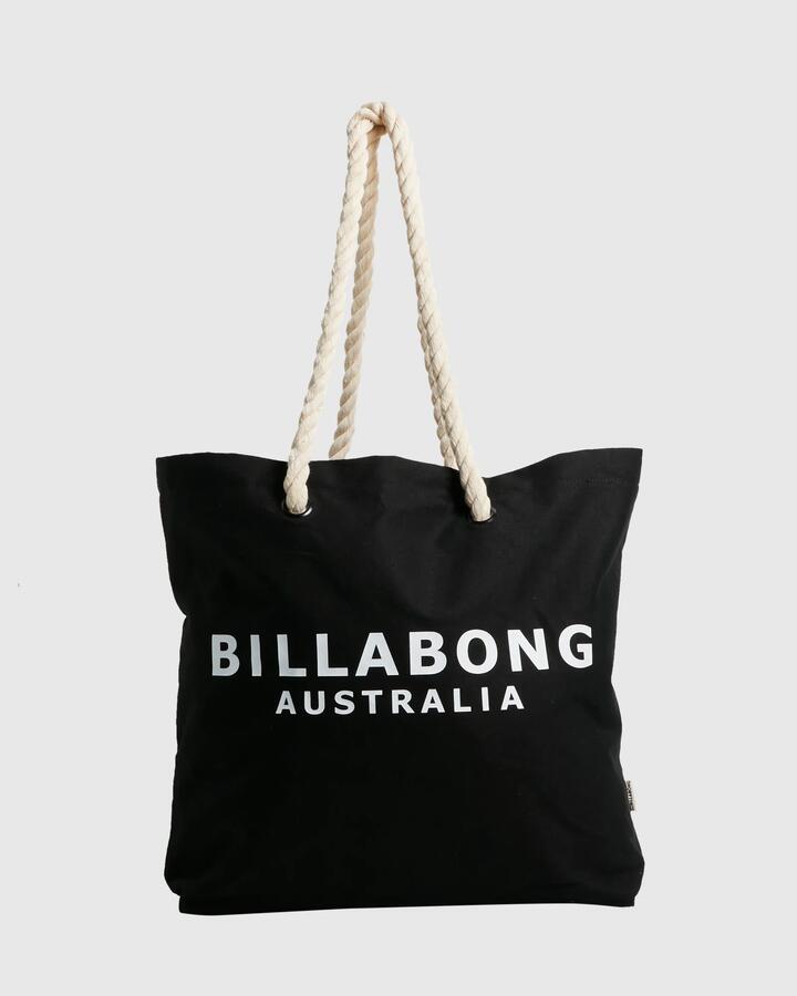 Image of Bags. Productname: Billabong - Society Beach Tote Bag - Black - in Black colour by brand - Billabong