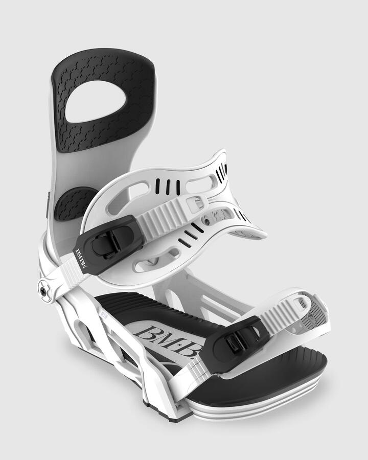 Image of Snowboards. Product name - Bent Metal Womens Metta Snowboard Bindings White in White colour by brand - Bent Metal