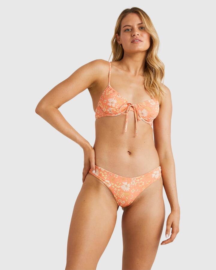 Image of Swimwear. Productname: Billabong Womens In Dream Space Ella Underwire Bikini Top Sweet Papaya - in Sweet Papaya colour by brand - Billabong