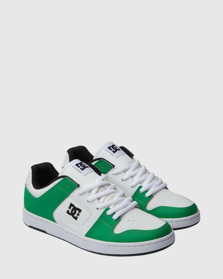 Image of Shoes. Productname: DC Shoes Mens Manteca 4 Skate Shoes Green/White/Yellow - in Green/White/Yellow colour by brand - DC Shoes