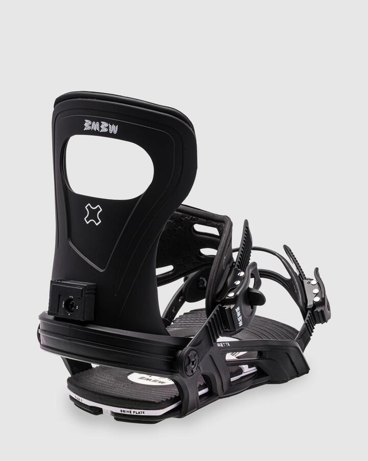 Image of Snowboards. Product name - Bent Metal Womens Metta Snowboard Bindings Black in Black colour by brand - Bent Metal
