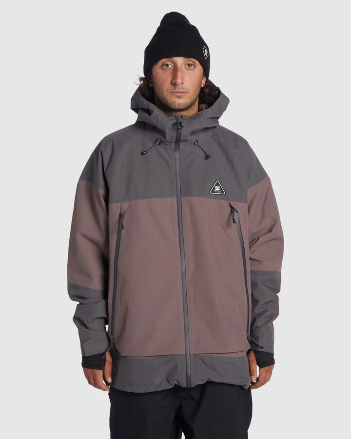 Image of Coats & Jackets. Productname: DC Shoes Mens Intel 30K Snow Jacket Plum Truffle - in Plum Truffle colour by brand - DC Shoes