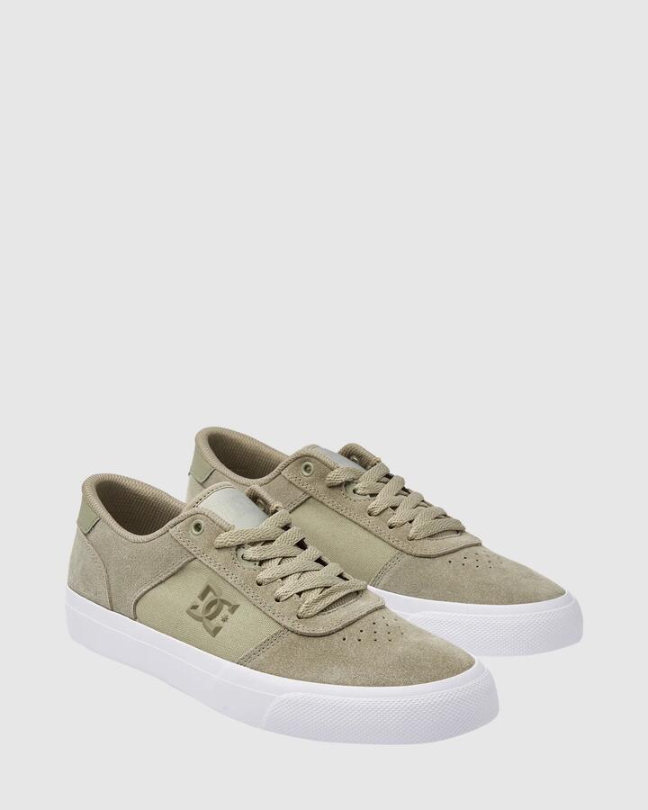 Image of Shoes. Product name - DC Shoes Mens Teknic Skate Shoes Deep Forest in Deep Forest colour by brand - DC Shoes