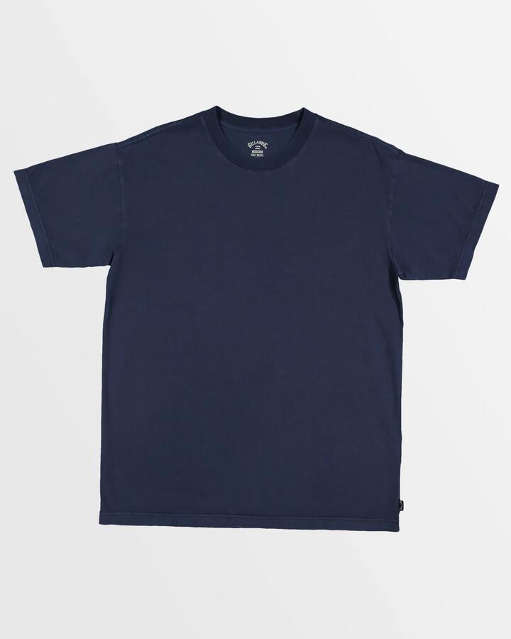 Image of T-Shirts. Product name - Billabong Mens Premium Wave Wash T-Shirt Dusty Navy in Dusty Navy colour by brand - Billabong
