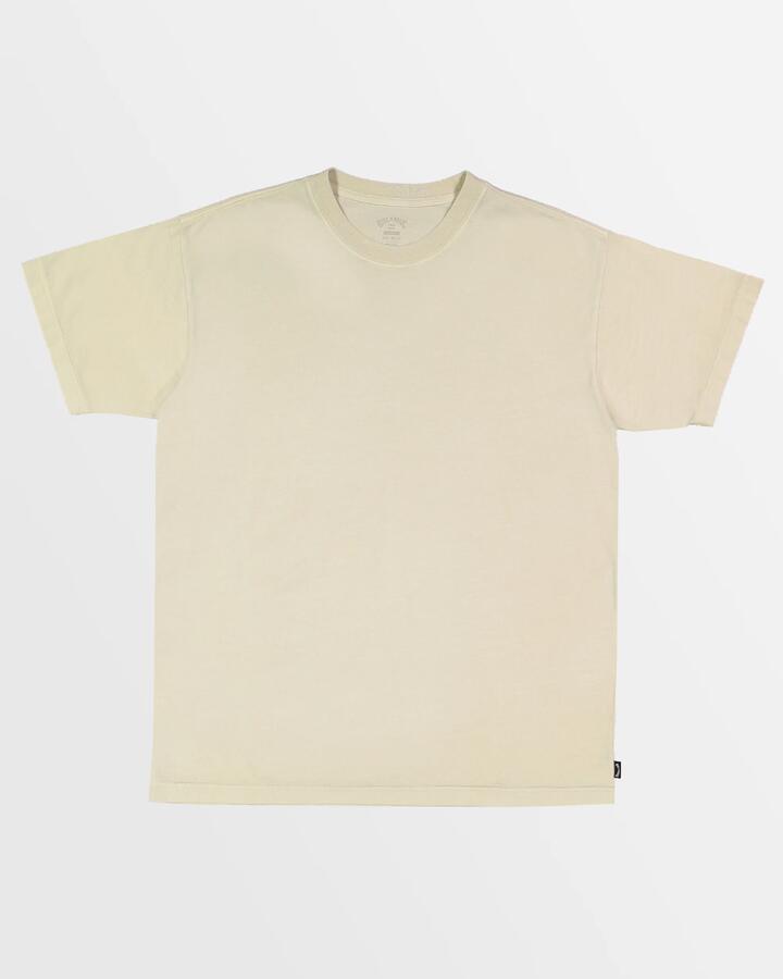 Image of T-Shirts. Product name - Billabong Mens Premium Wave Wash T-Shirt Cream in Cream colour by brand - Billabong