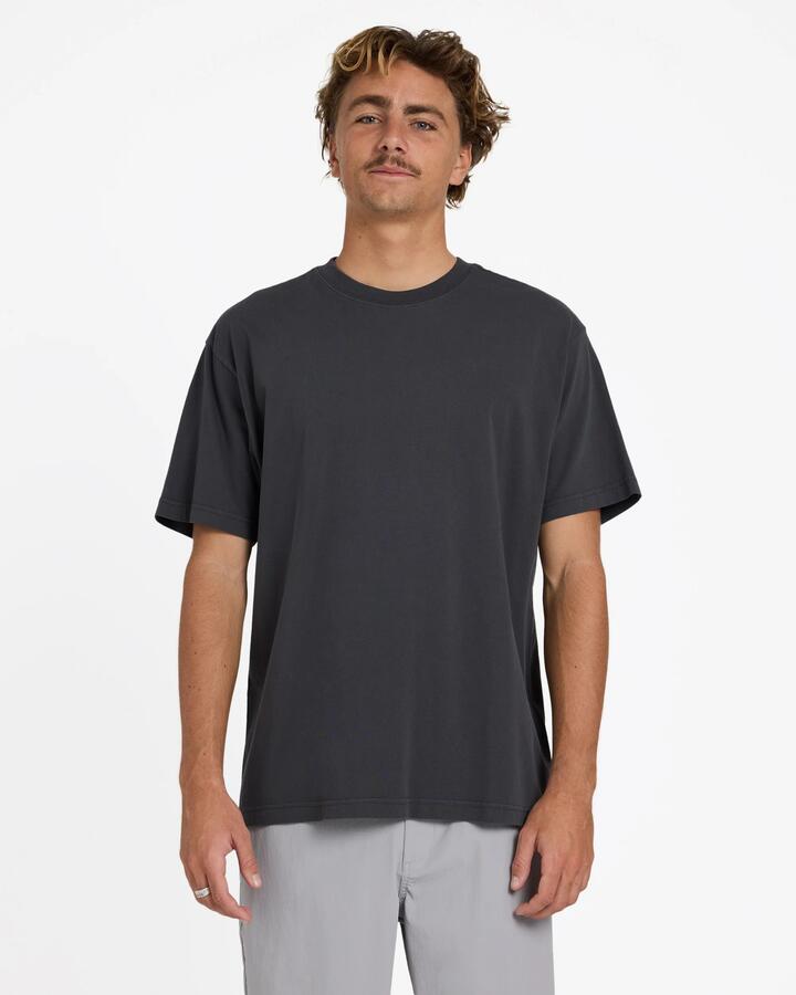 Image of T-Shirts. Product name - Billabong Mens Premium Wave Wash T-Shirt Washed Black in Washed Black colour by brand - Billabong